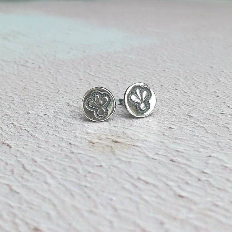 Fan Stud Earrings