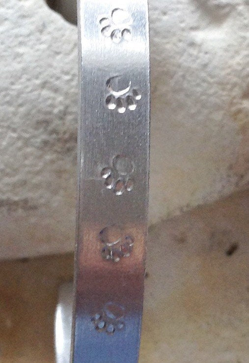 Paw Print Vegan Bracelet