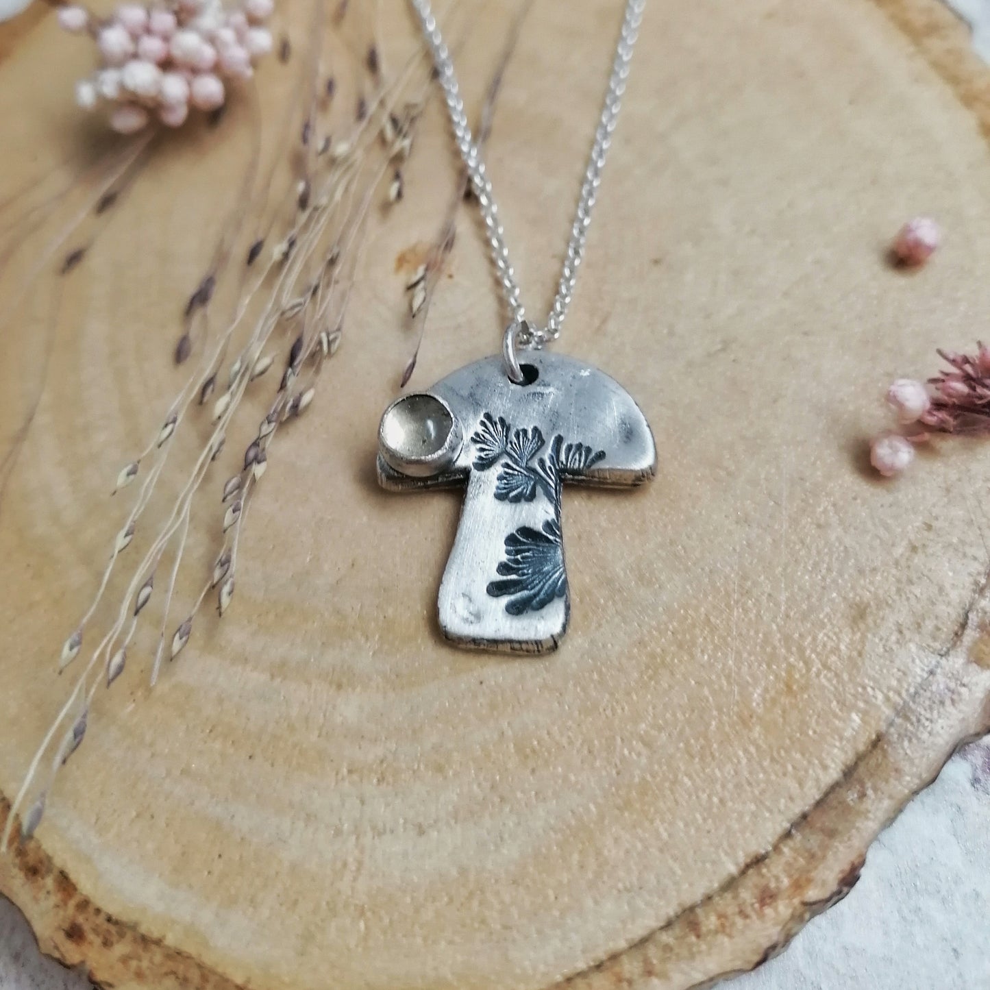Mushroom Necklace