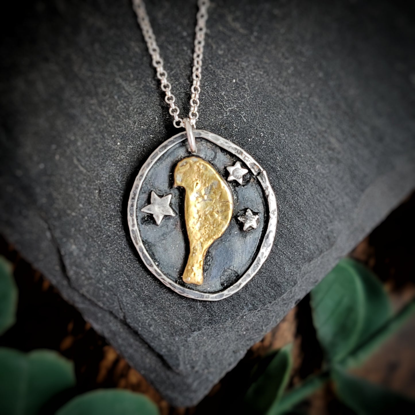 Golden Bird Necklace