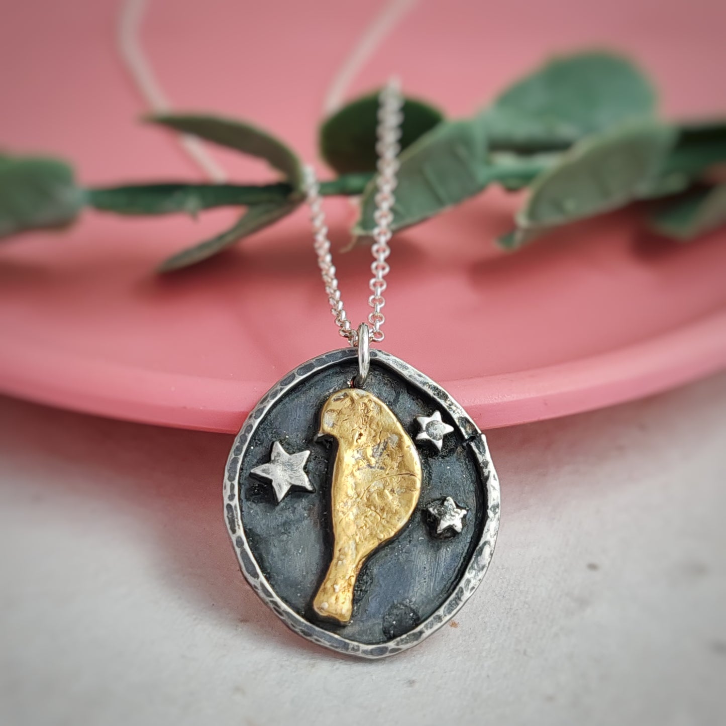 Golden Bird Necklace