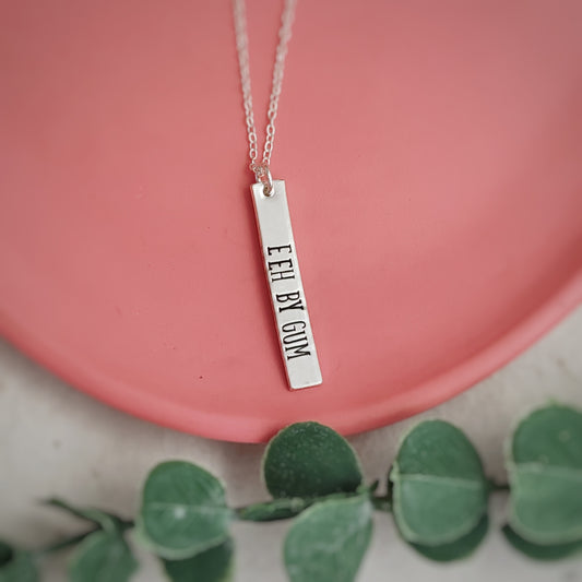 Yorkshire Sayings Necklace - Eeh By Gum