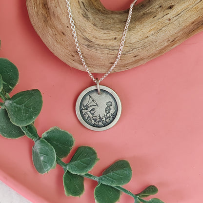 Peeking Through The Flowers Necklace 3