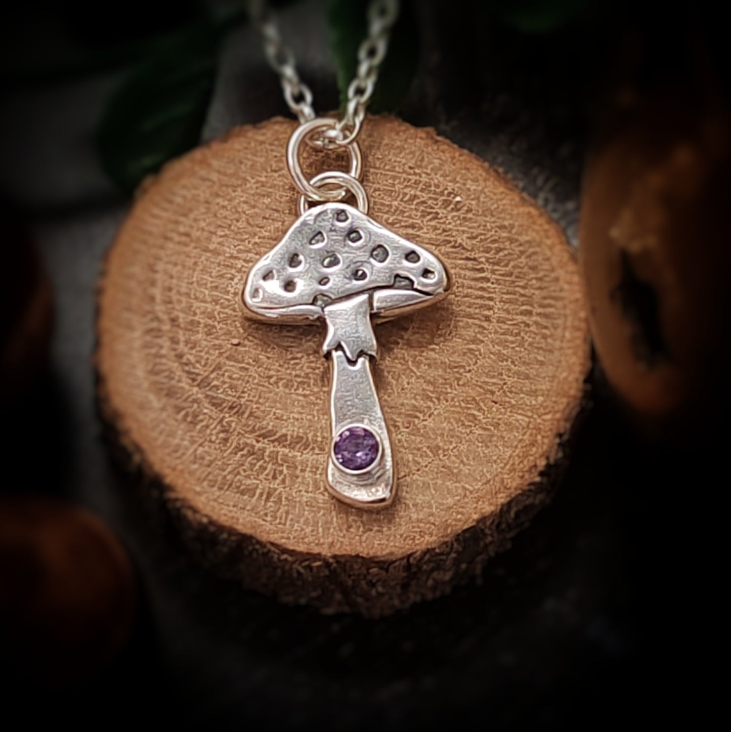 Mushroom Necklace