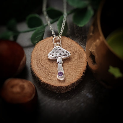 Mushroom Necklace