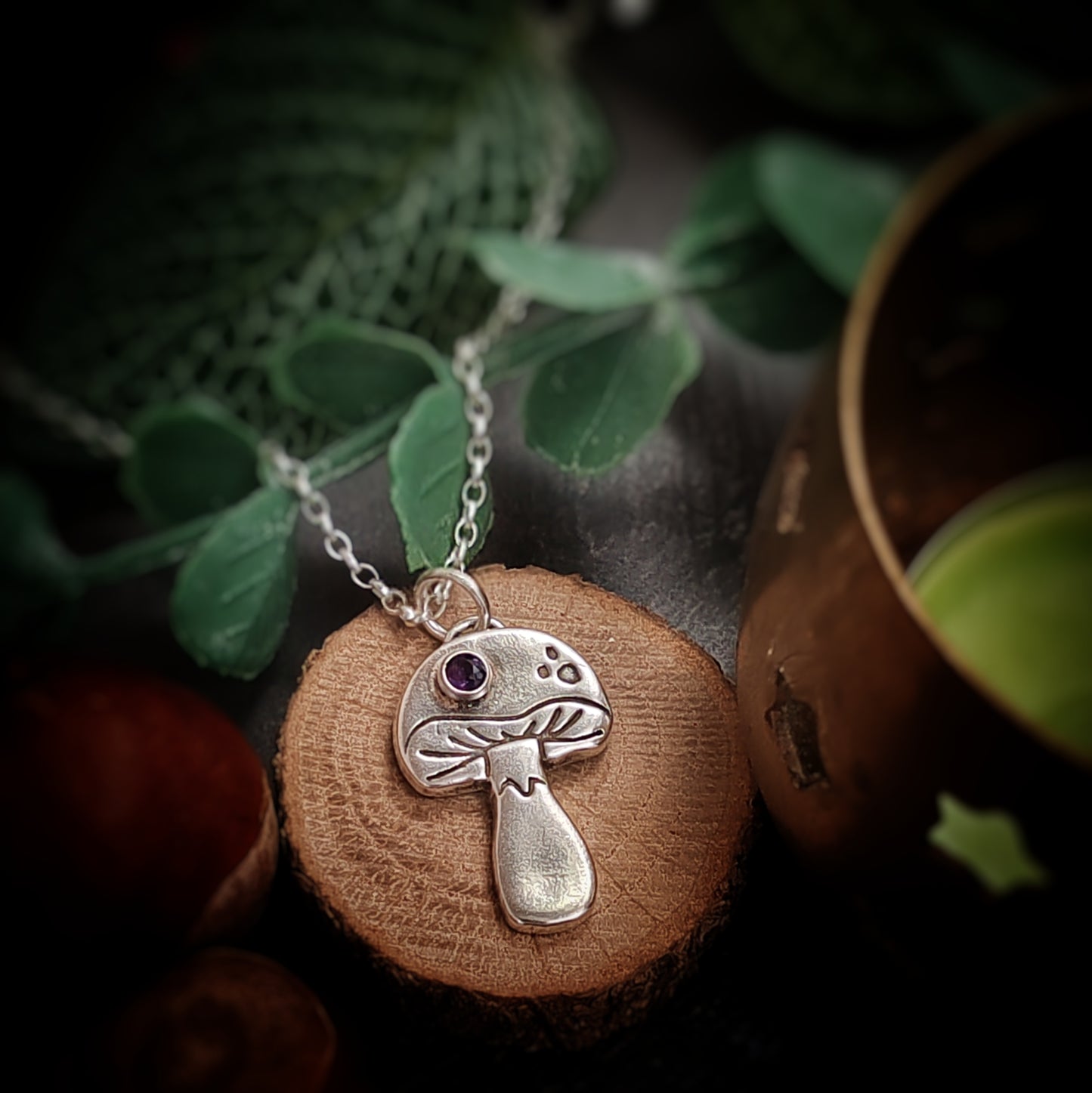 Toadstool Necklace