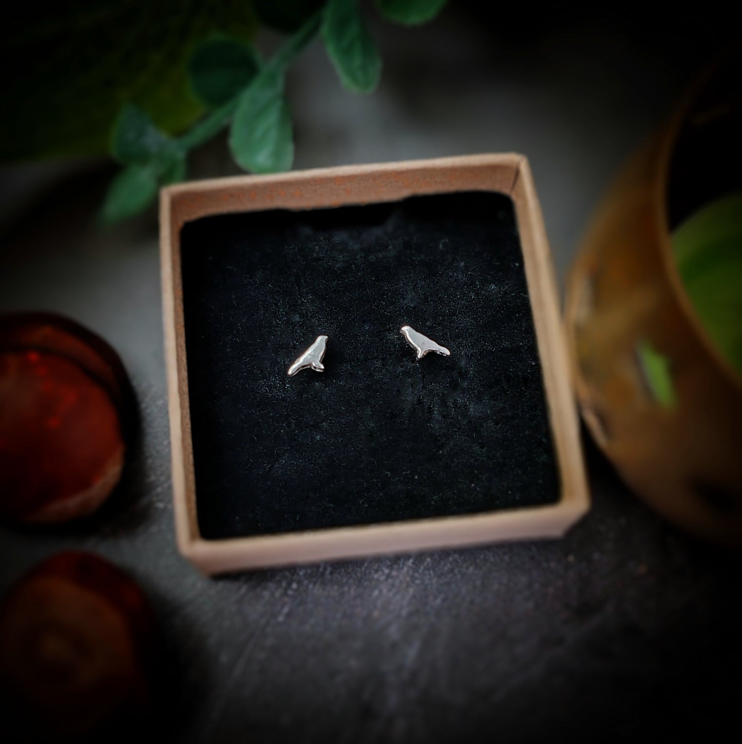 Raven Stud Earrings