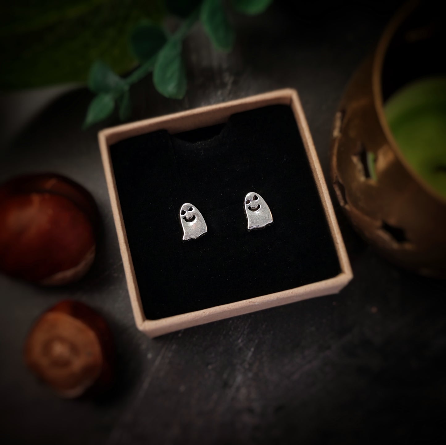 Ghost Stud Earrings