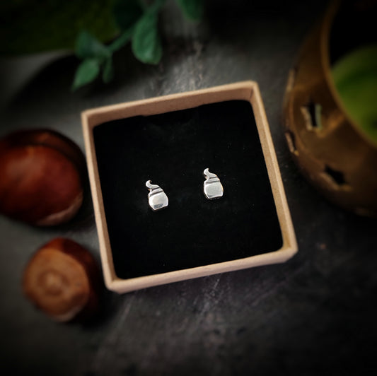 Cauldron Stud Earrings