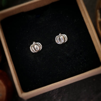 Pumpkin Stud Earrings