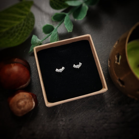 Bat Stud Earrings