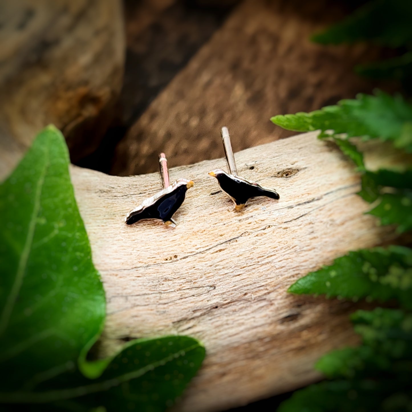 Blackbird Stud Earrings