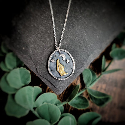 Golden Hare Necklace