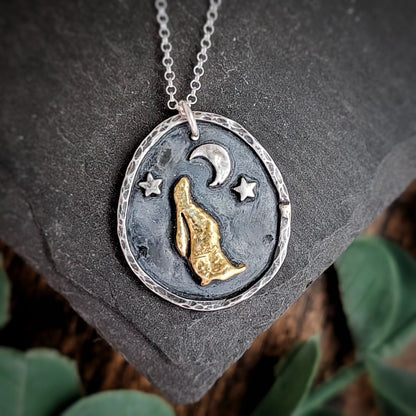 Golden Hare Necklace