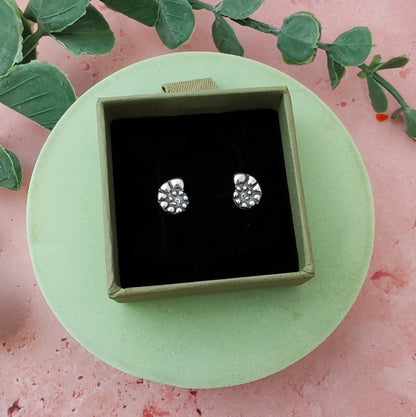 Ammonite Stud Earrings