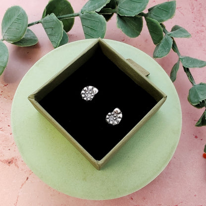 Ammonite Stud Earrings