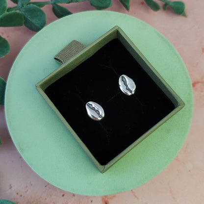 Cowrie Shell Stud Earrings