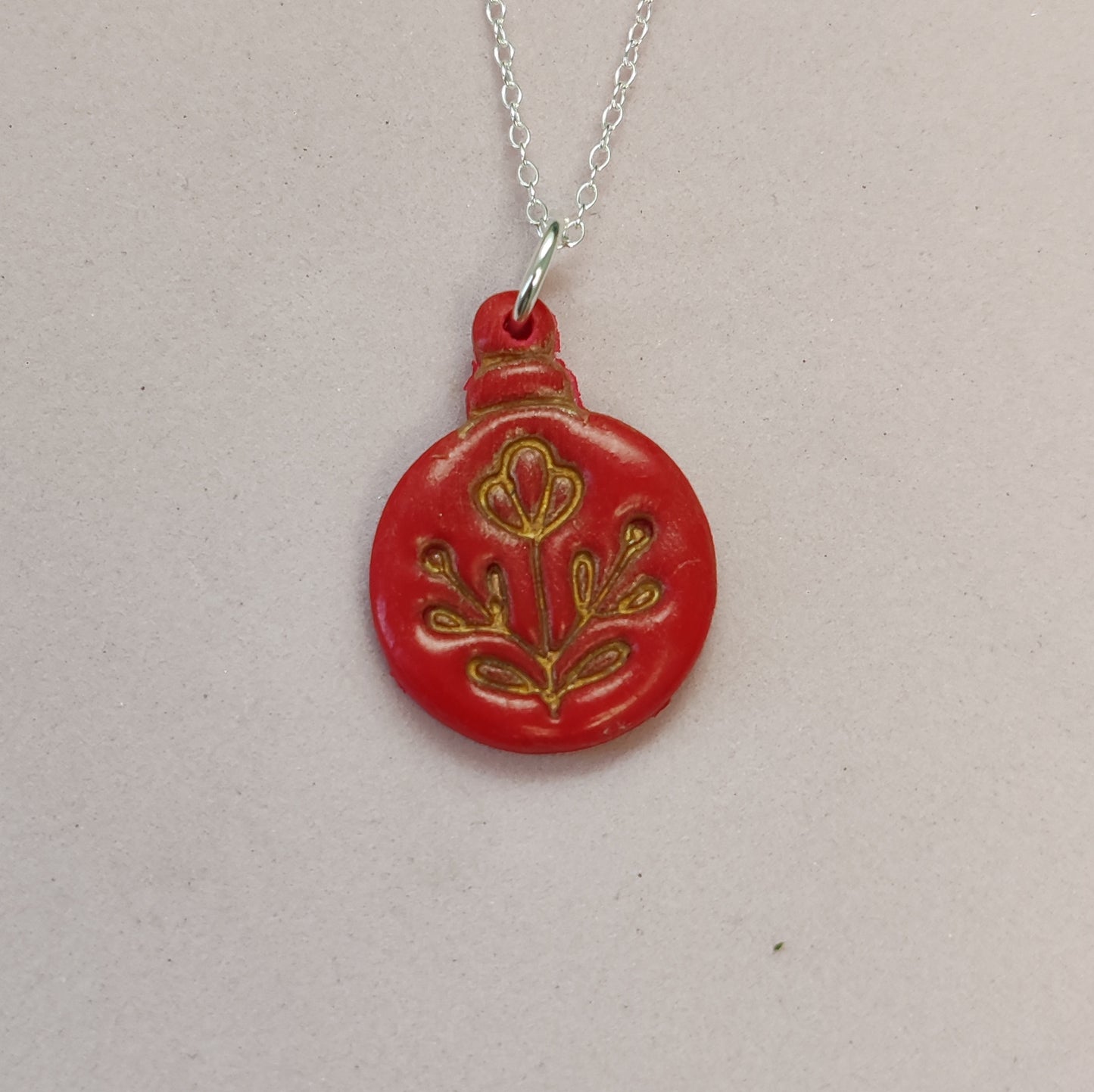 Christmas Bauble Necklace