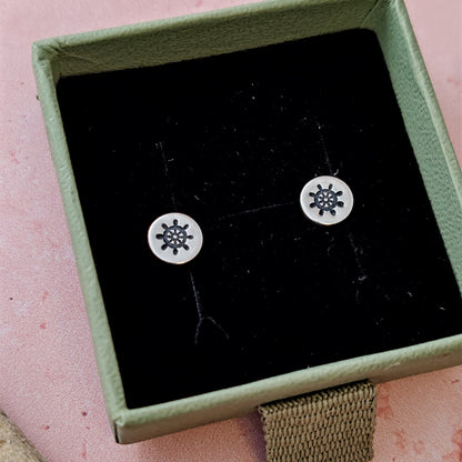 Seaside Silver Stud Earrings - Various Designs