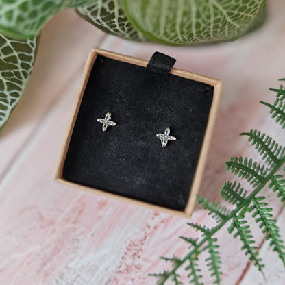 Violet Stud Earrings