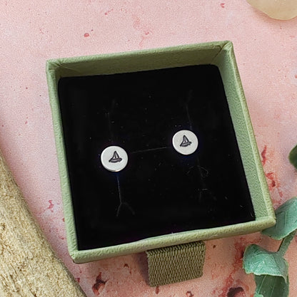 Seaside Silver Stud Earrings - Various Designs