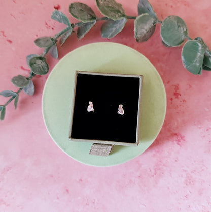 Cat Stud Earrings