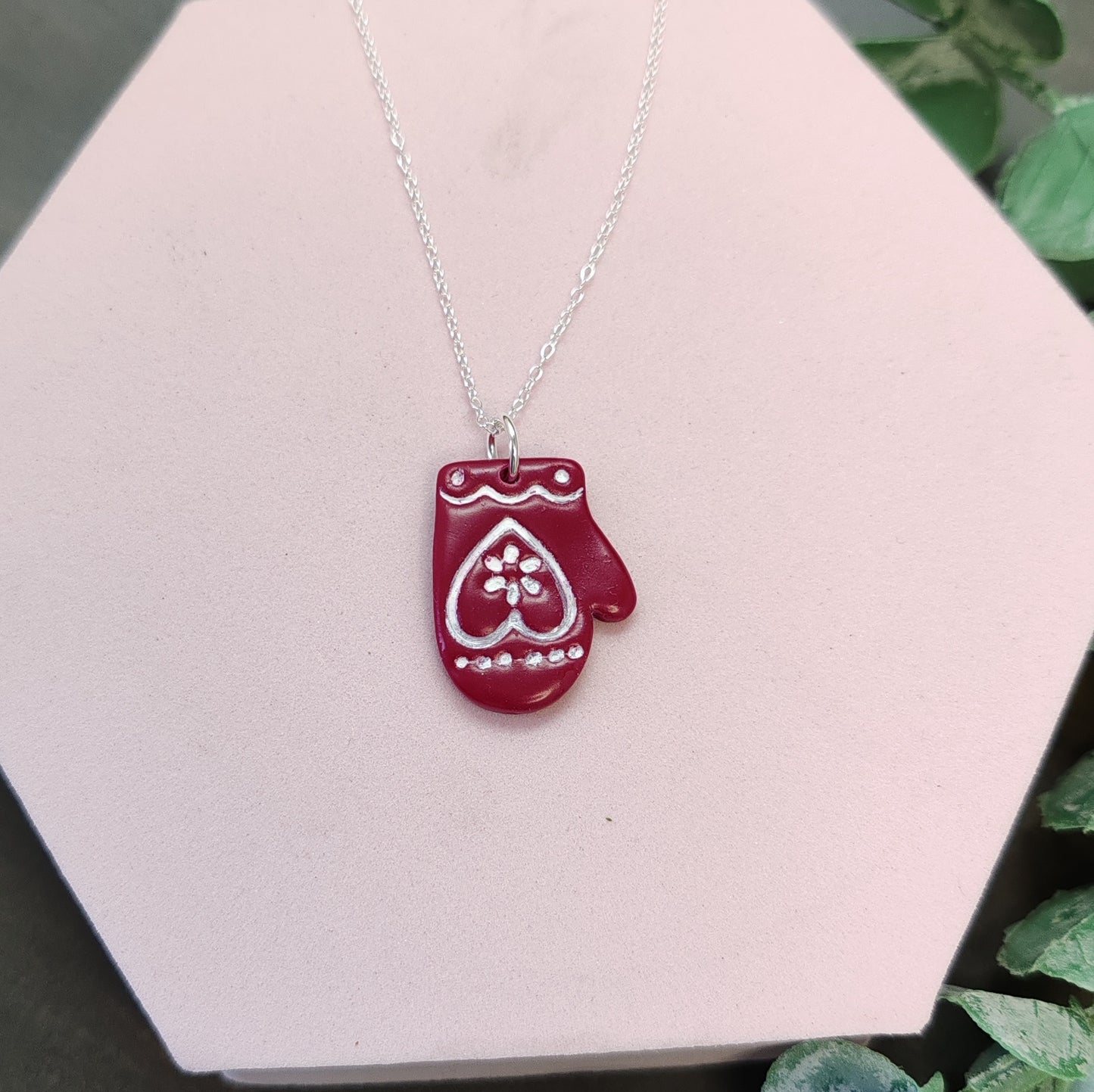 Winter Mitten Necklace