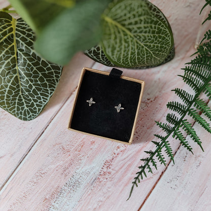 Violet Stud Earrings