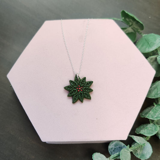 Poinsettia Necklace