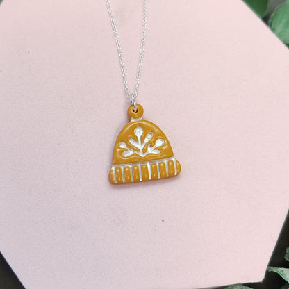 Winter Hat Necklace