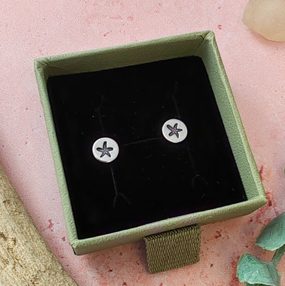 Seaside Silver Stud Earrings - Various Designs