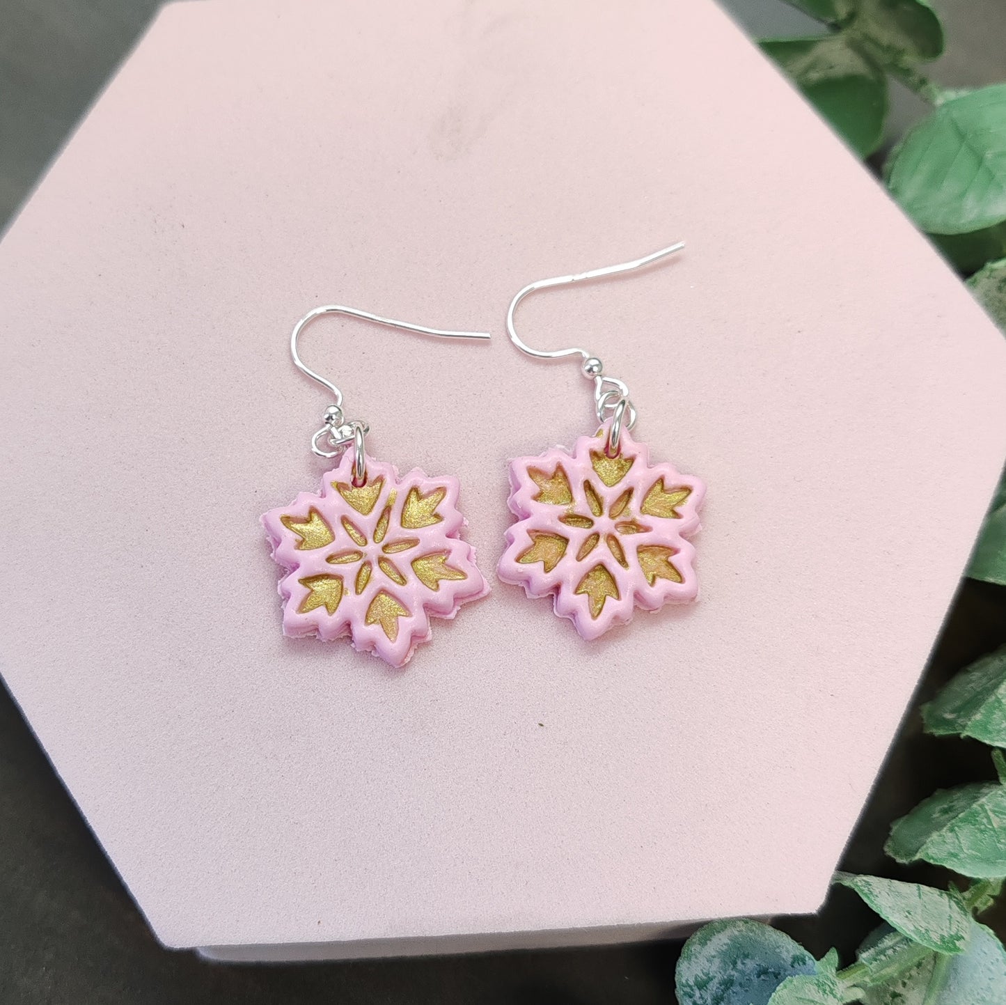 Snowflake Dangle Earrings