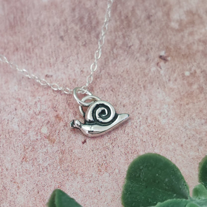 Tiny Snail Necklace