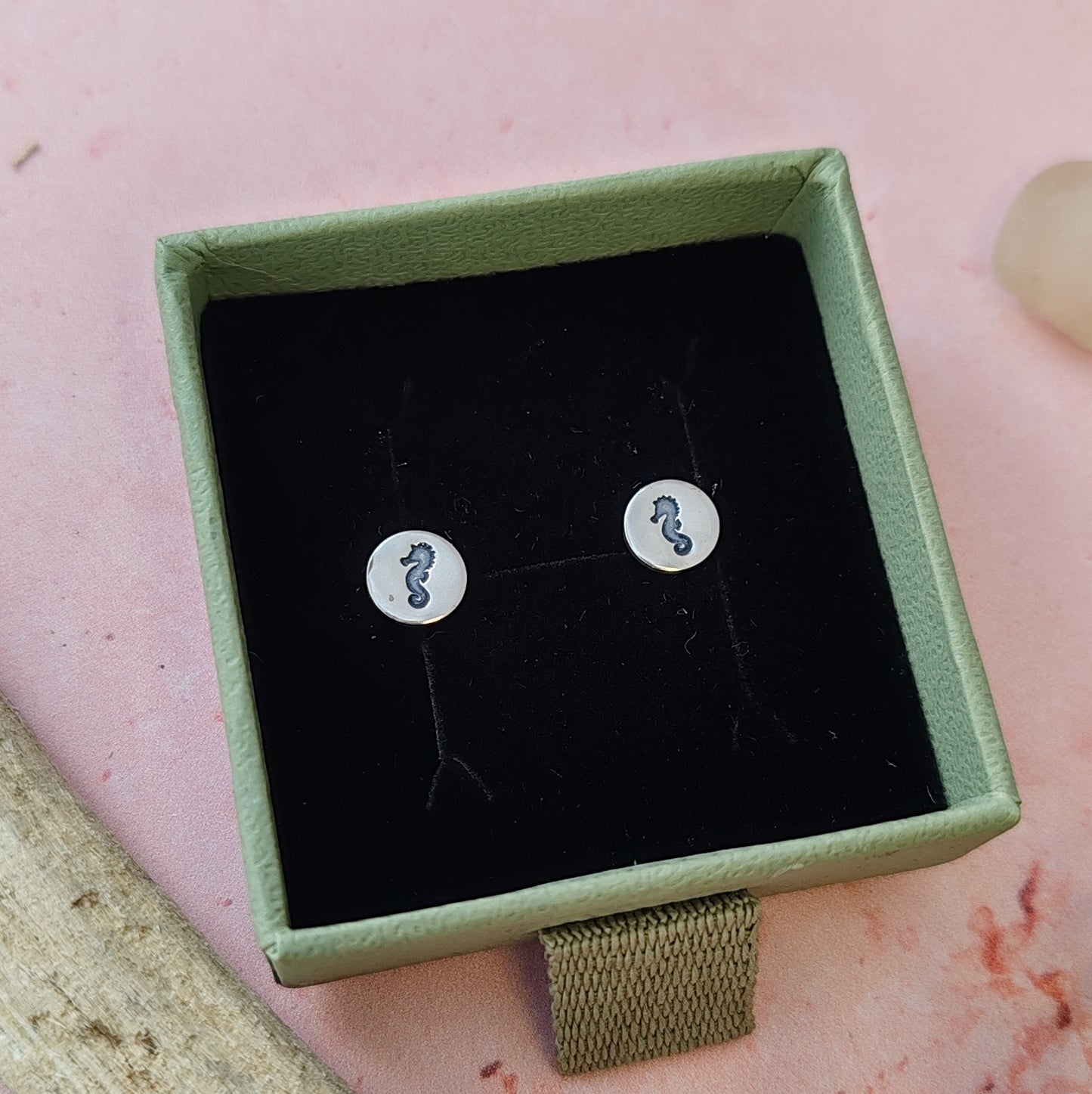 Seaside Silver Stud Earrings - Various Designs