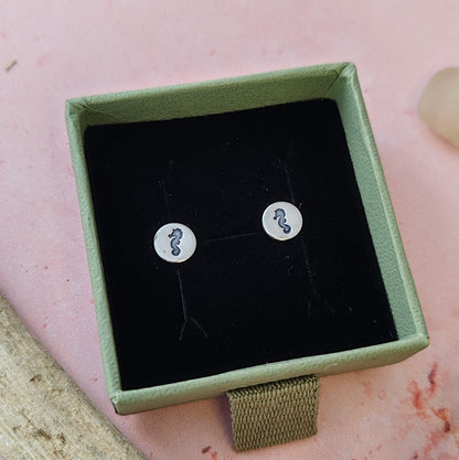 Seaside Silver Stud Earrings - Various Designs