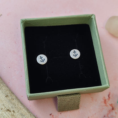 Seaside Silver Stud Earrings - Various Designs