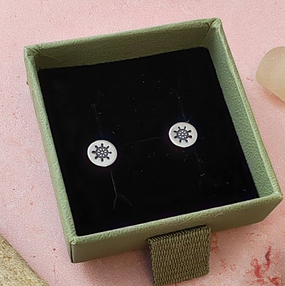 Seaside Silver Stud Earrings - Various Designs