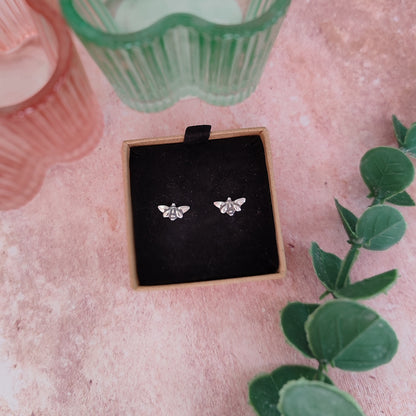 Small Bee Stud Earrings