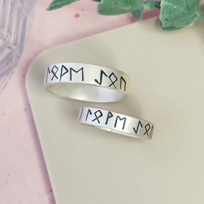 Viking Rune Personalised Name/Word Ring
