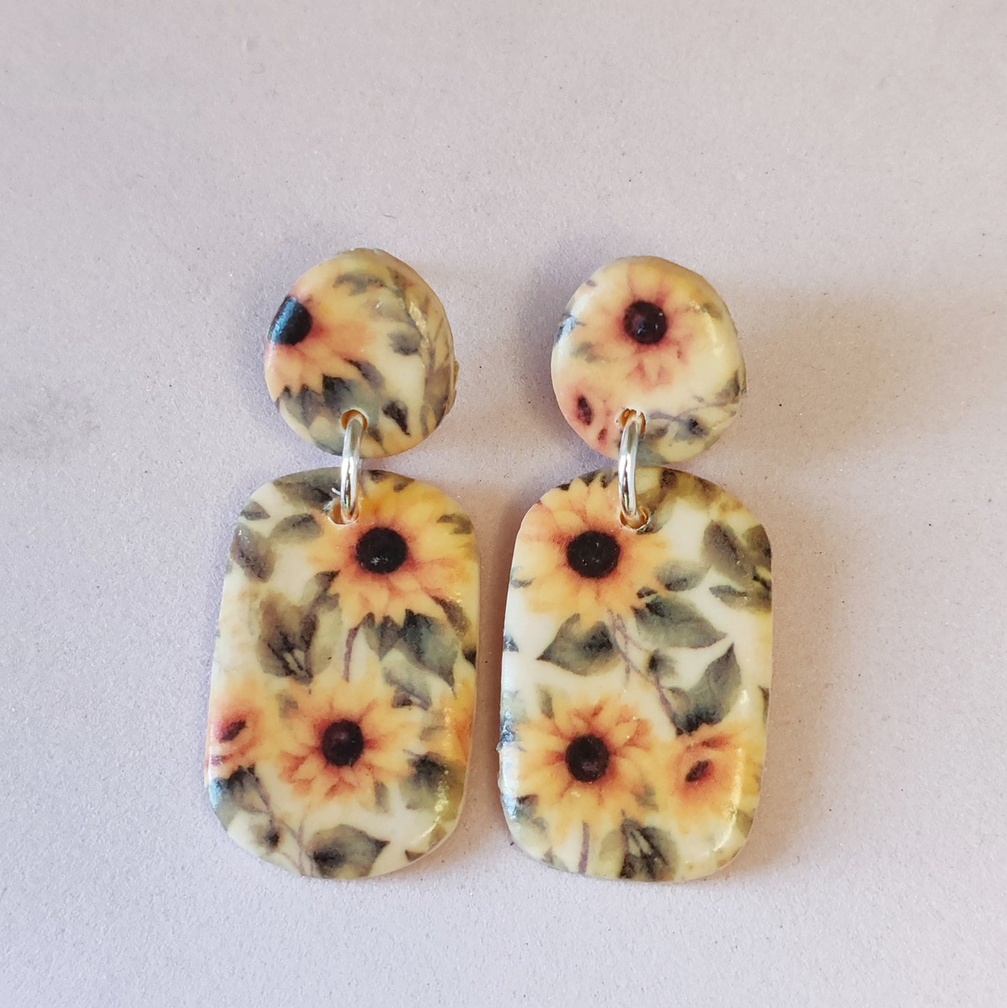 Sunflower Dangle Earrings