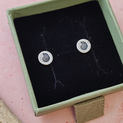 Seaside Silver Stud Earrings - Various Designs