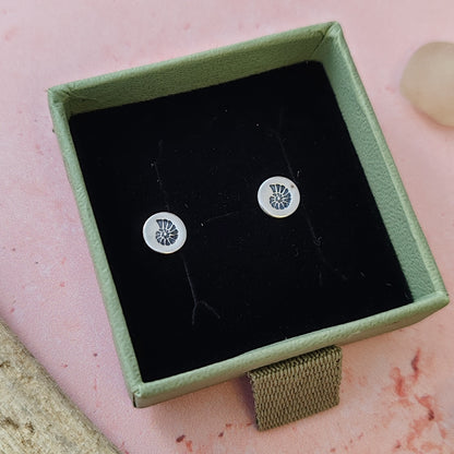 Seaside Silver Stud Earrings - Various Designs
