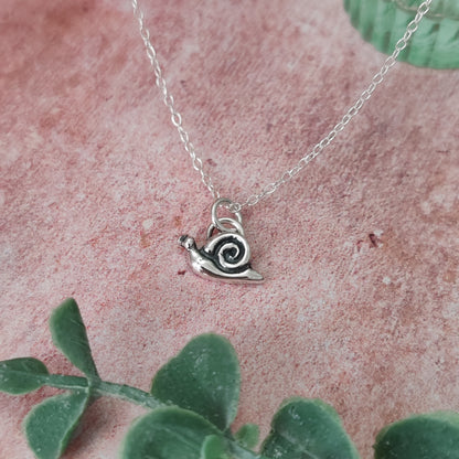 Tiny Snail Necklace