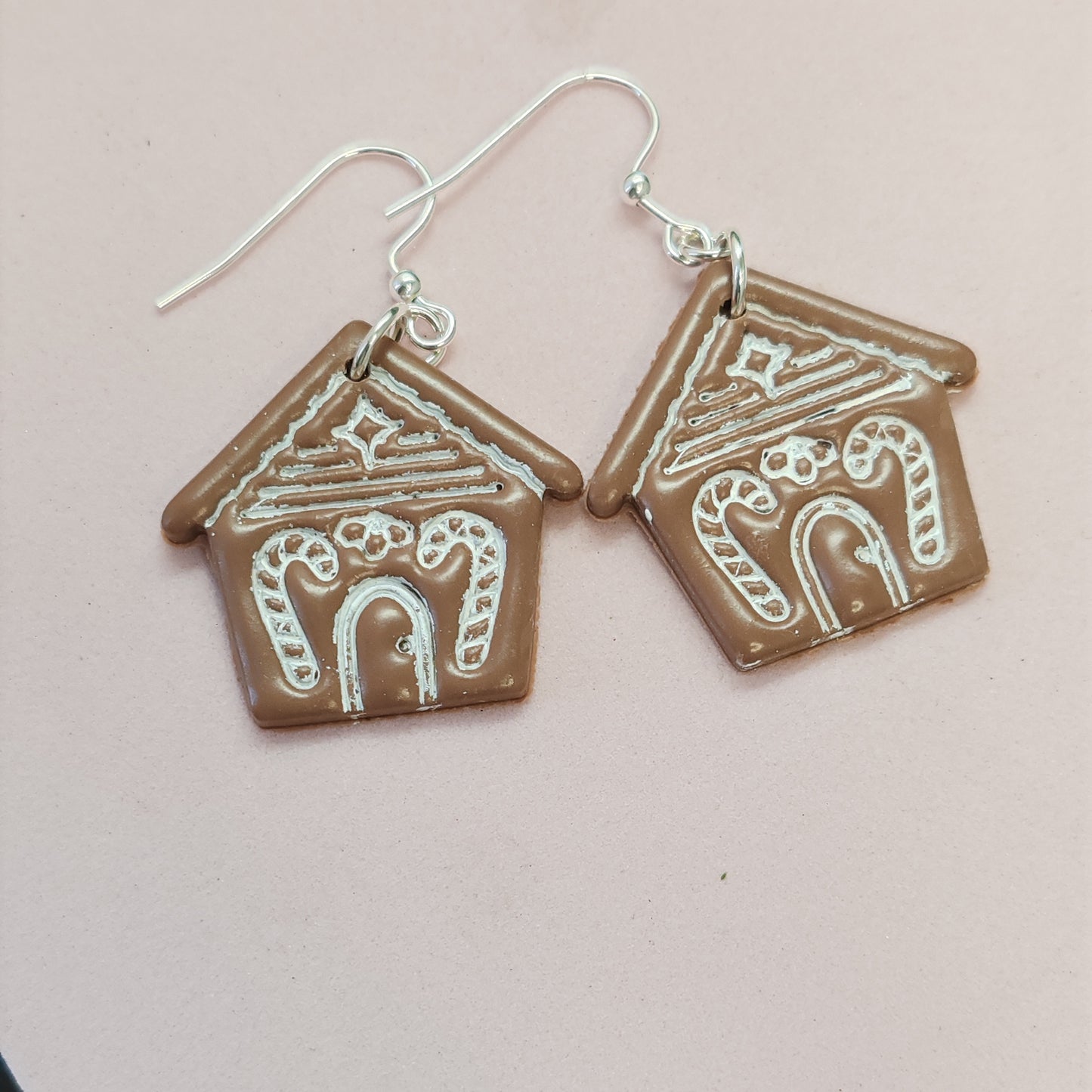 Gingerbread House Dangle Earrings