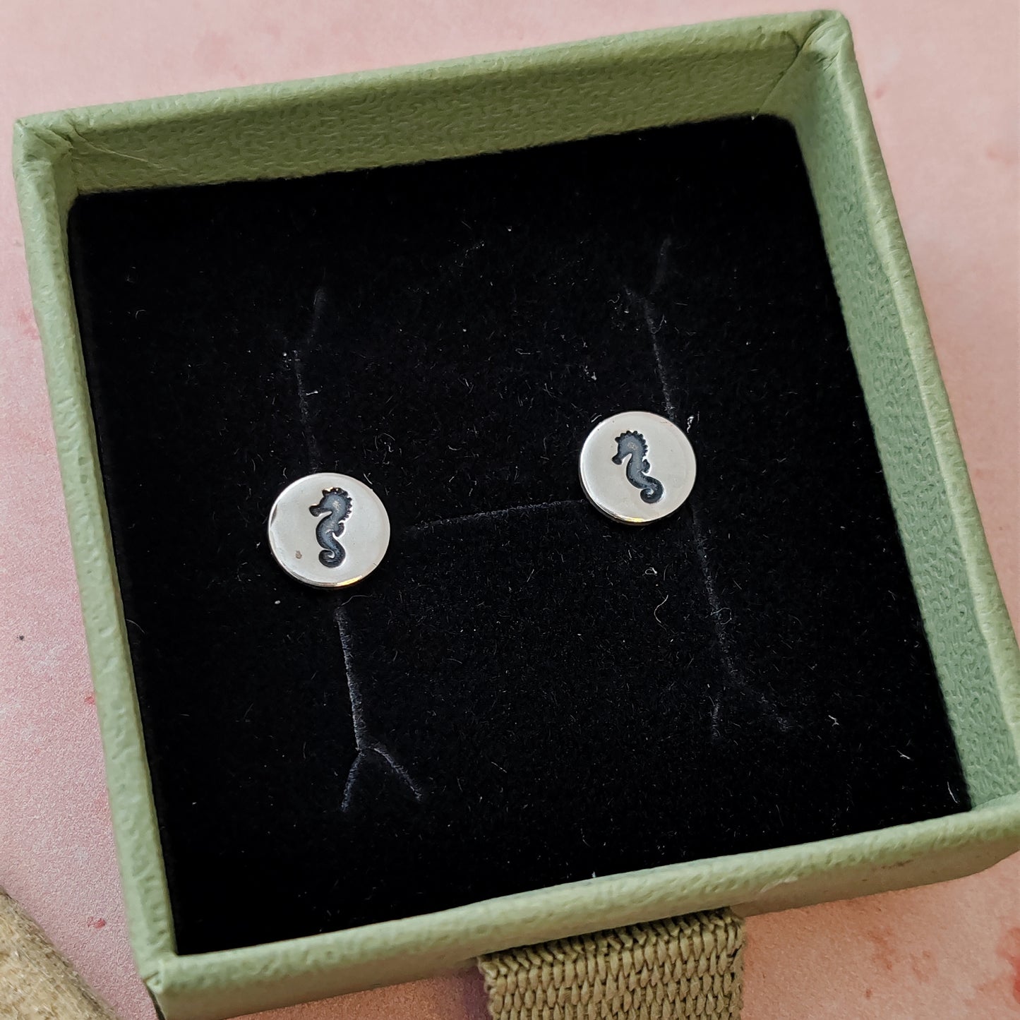 Seaside Silver Stud Earrings - Various Designs