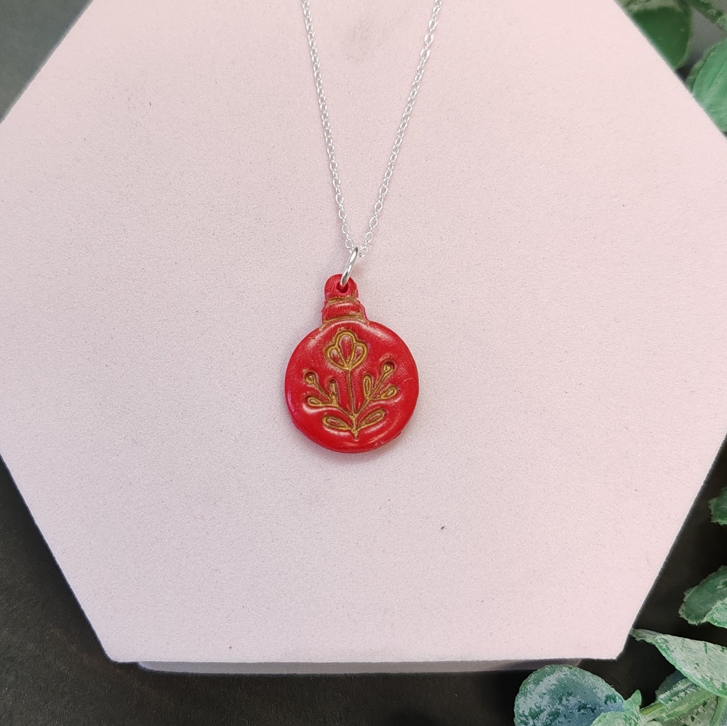 Christmas Bauble Necklace