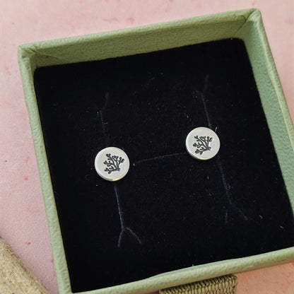 Seaside Silver Stud Earrings - Various Designs