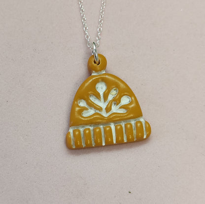 Winter Hat Necklace