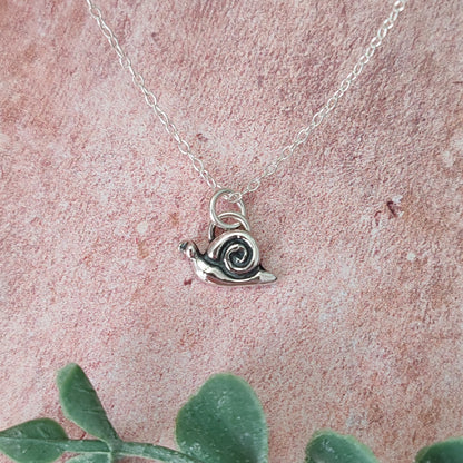 Tiny Snail Necklace