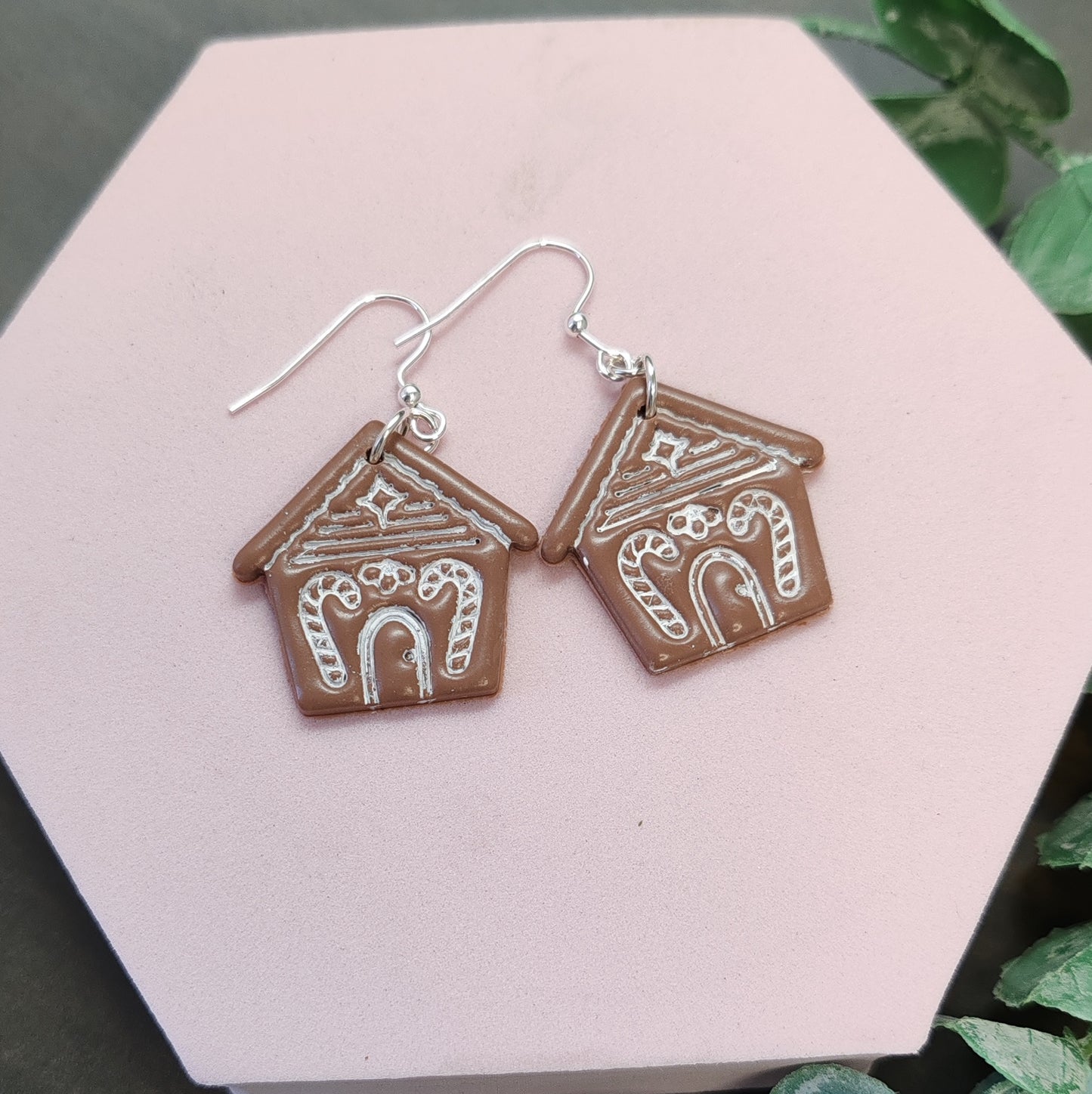 Gingerbread House Dangle Earrings